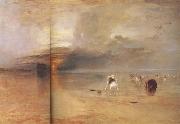 Joseph Mallord William Turner Calais sands,low water (mk31) France oil painting artist